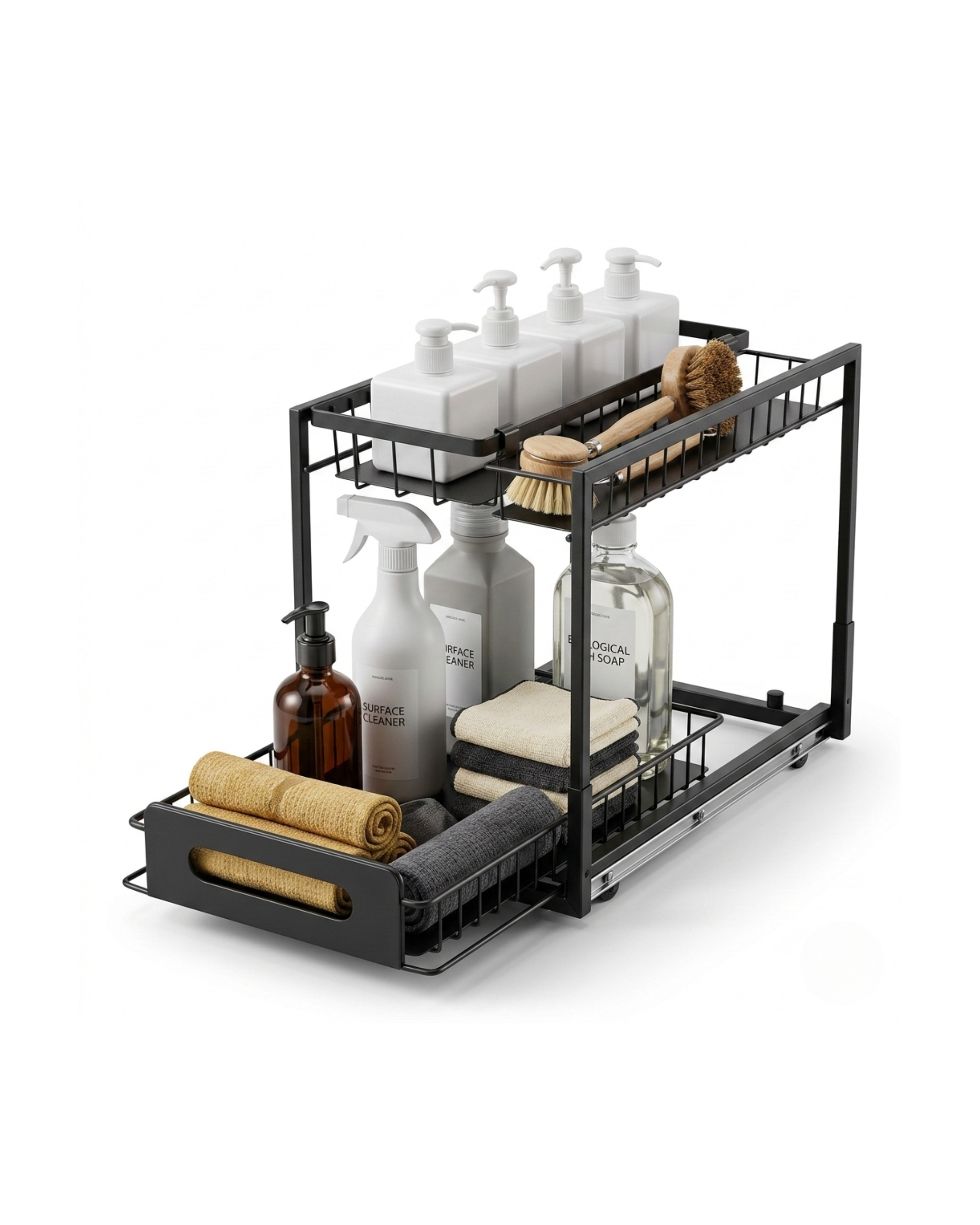 2-Tier Pull Out Under Sink Organizer