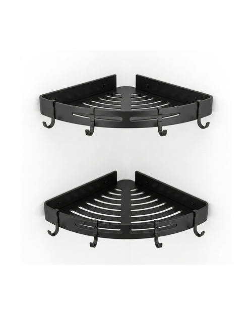 2 Tier No-Drill Corner Shower Caddy