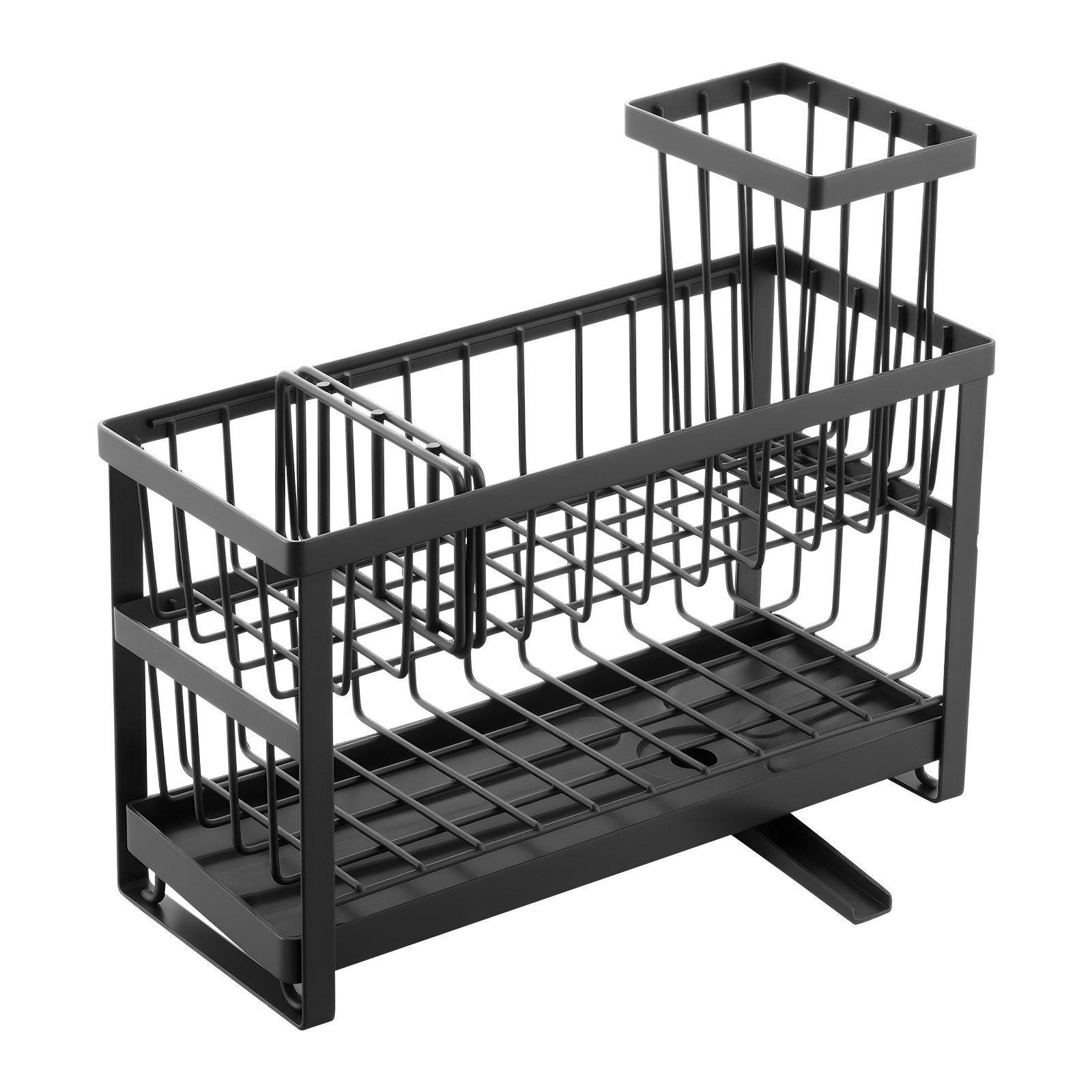 Kitchen Sink Caddy Organizer - Double Layer Countertop Sponge Holder